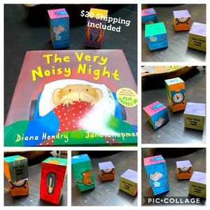 ❤️ SOLD Hard cover book plus the blocks (set of 4)